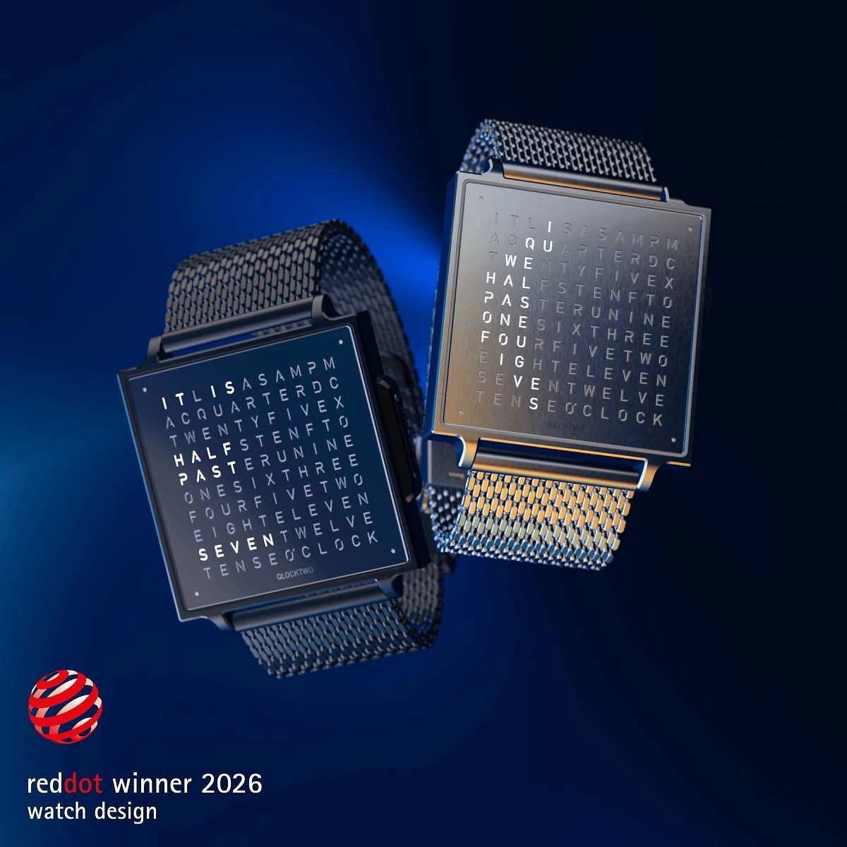 QLOCKTWO Wrist | Fine Steel