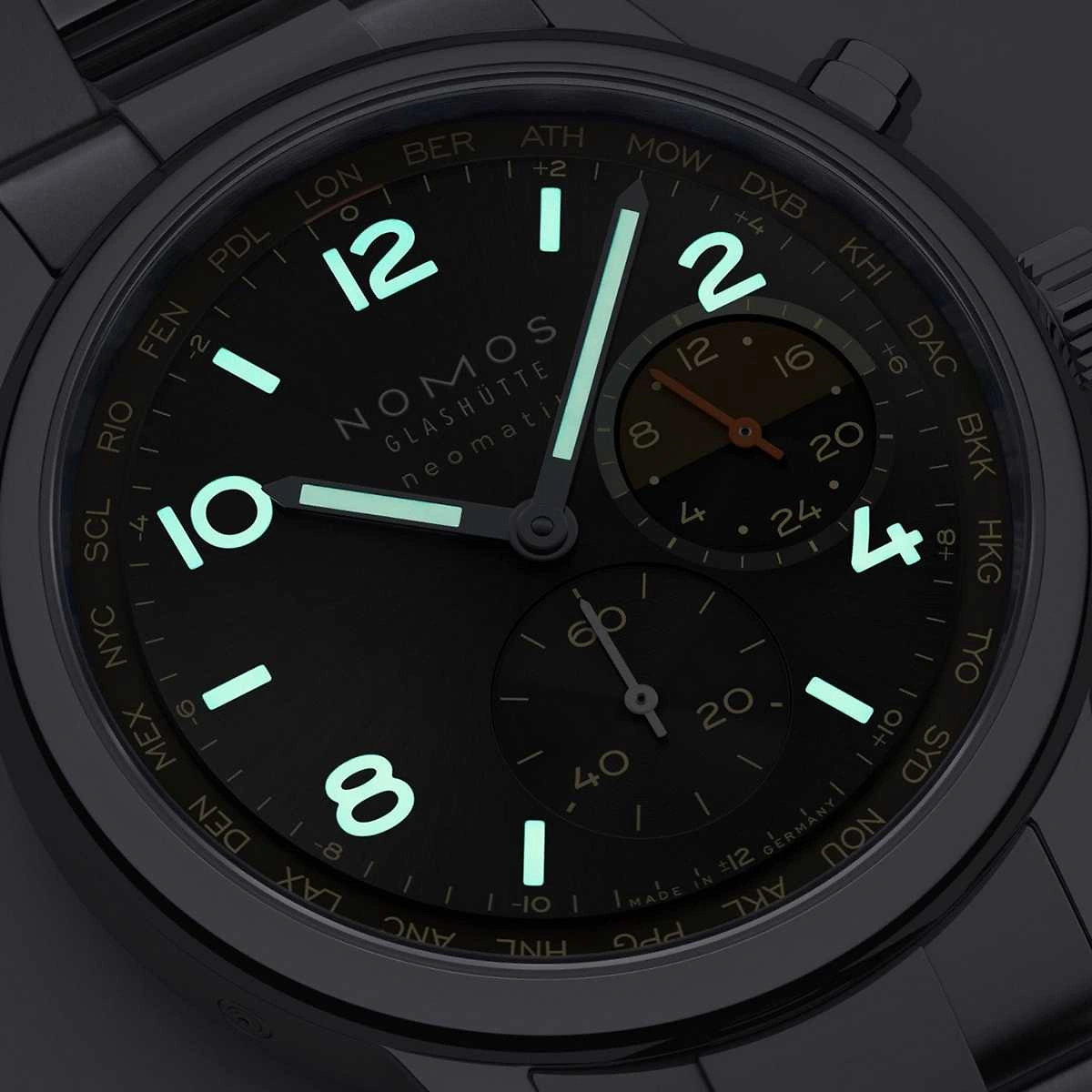 NOMOS Club Sport | neomatik Weltzeit Grid