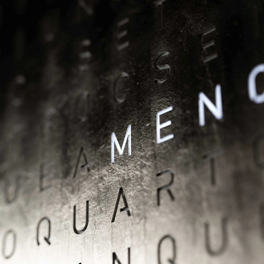 QLOCKTWO EARTH 45 | Platinum