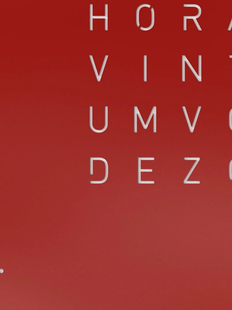 QLOCKTWO EARTH 90 | Red Pepper