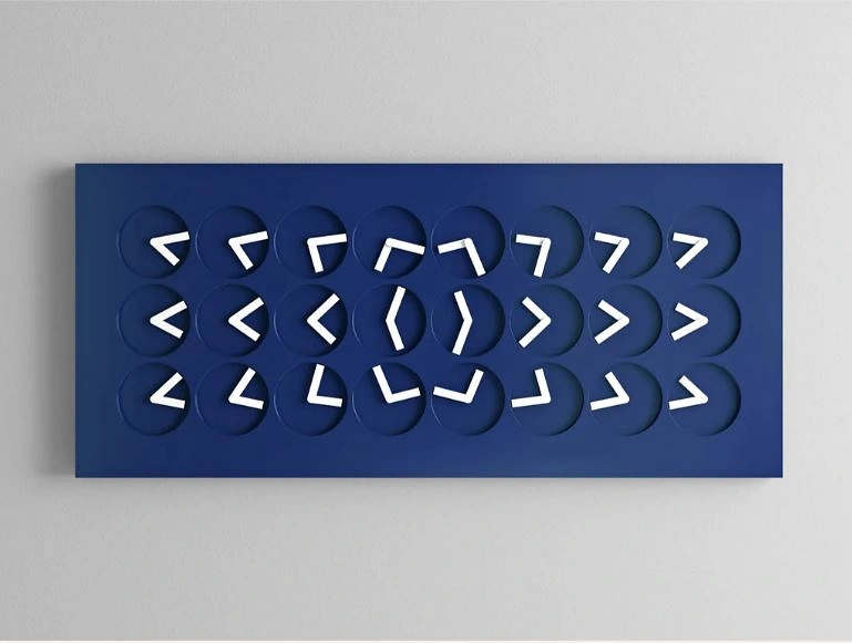 ClockClock 24 Dada Blue