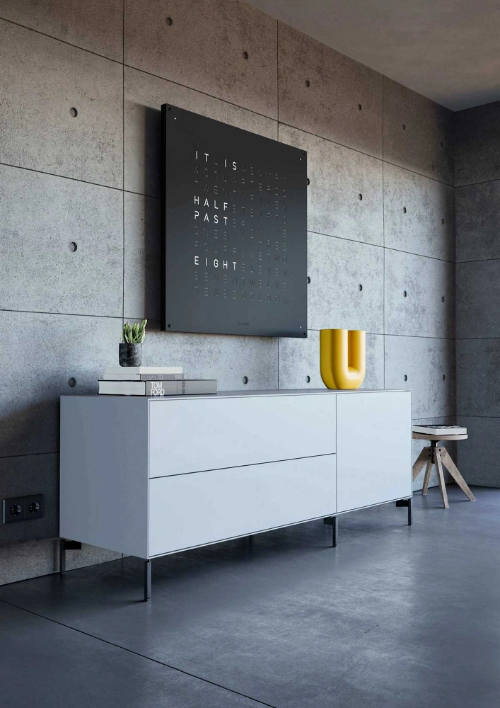 QLOCKTWO EARTH 90 | Black Pepper