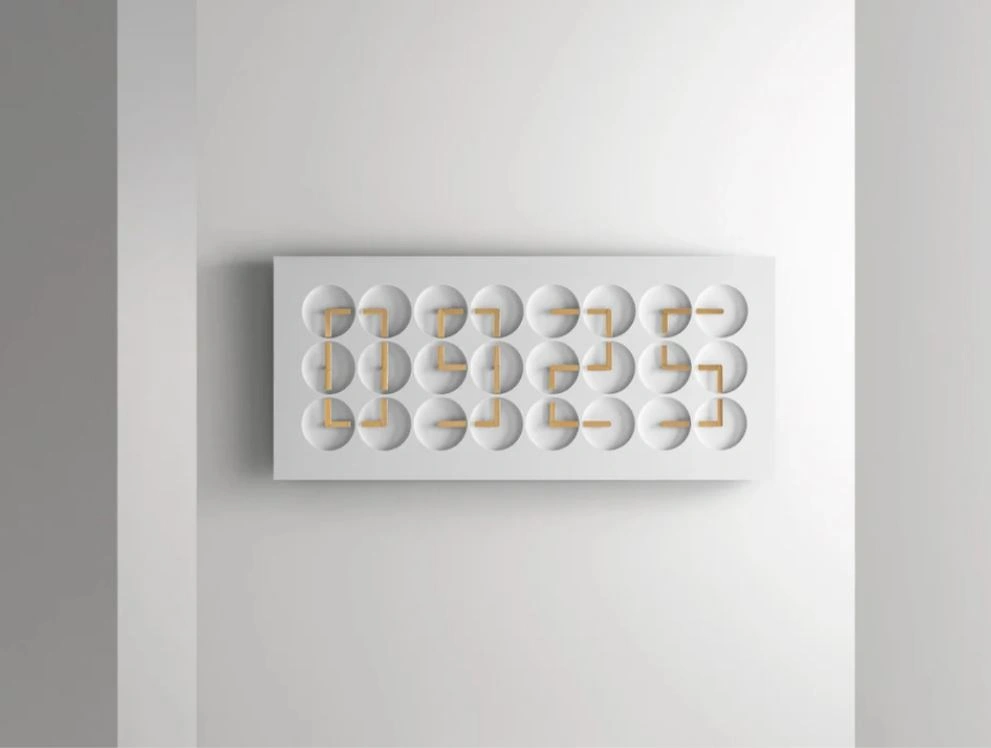 ClockClock 24 White Gold