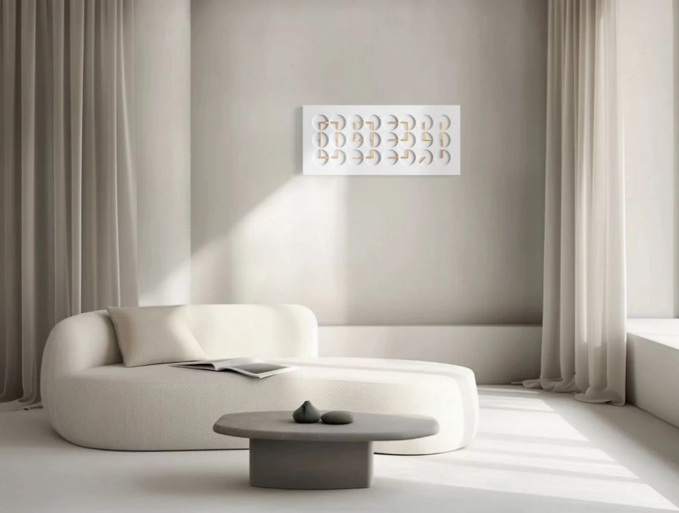 ClockClock 24 White Gold