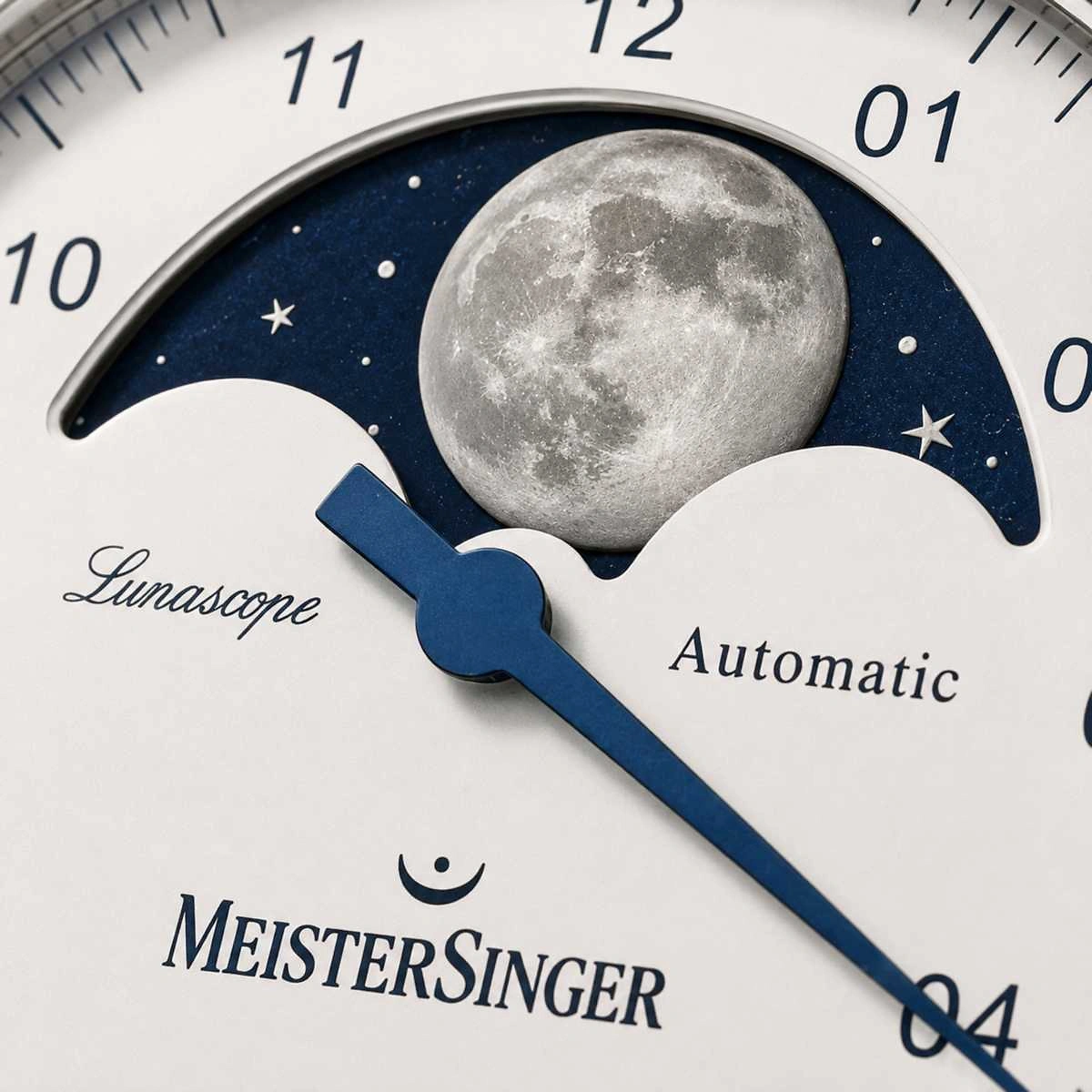 MEISTERSINGER Lunascope - Opaline Silber