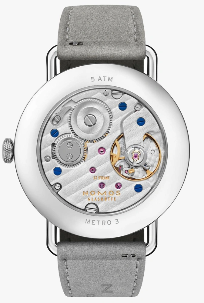 NOMOS Metro 33 | muted red