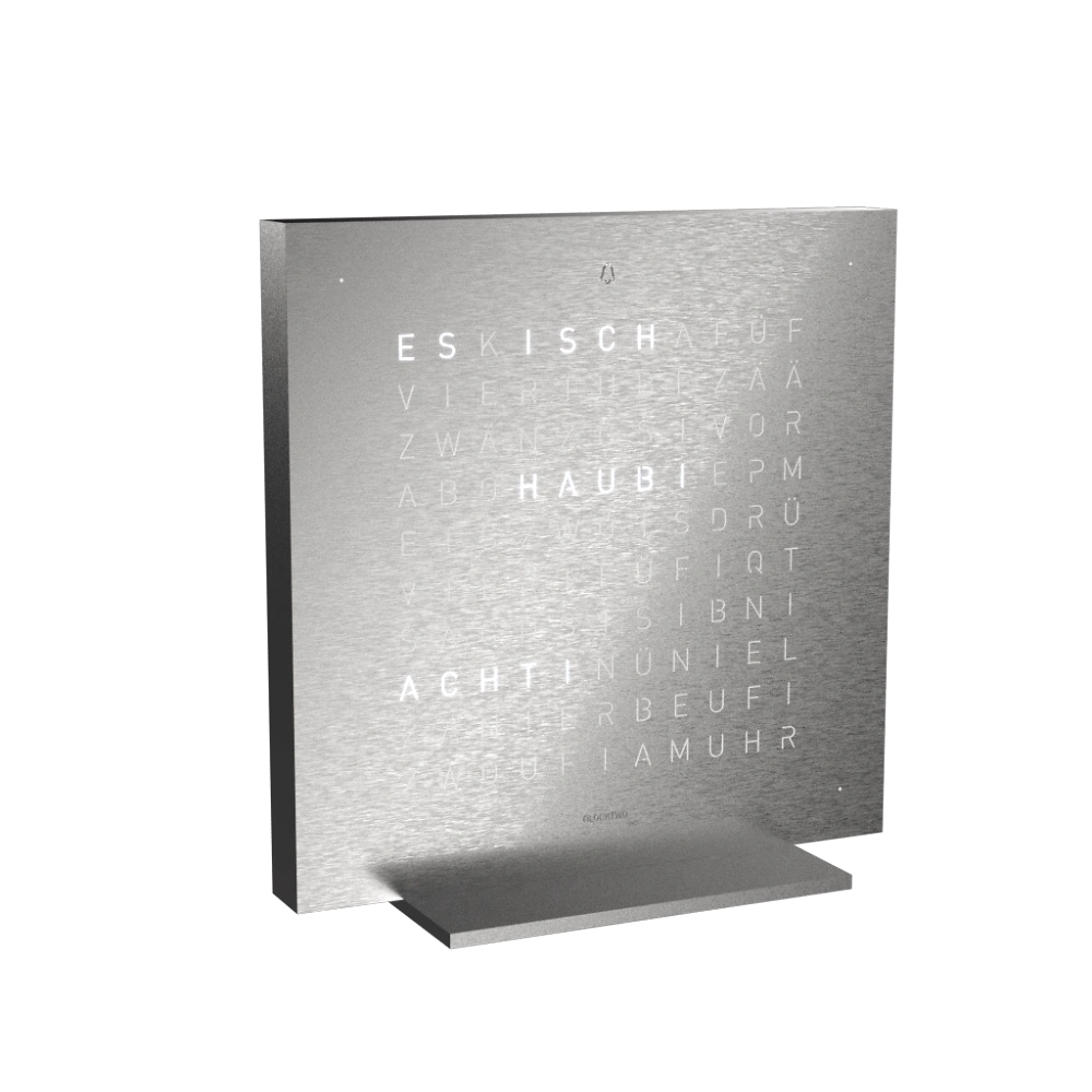 QLOCKTWO FRONTCOVER EARTH 13.5 Full Metal