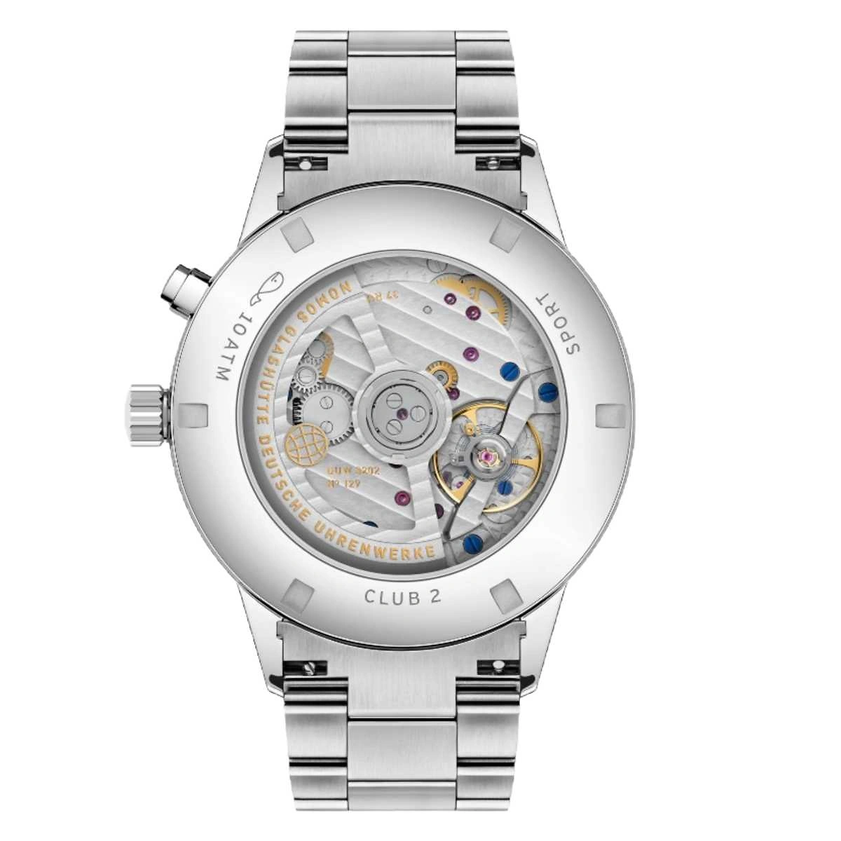 NOMOS Club Sport | neomatik Weltzeit Silber