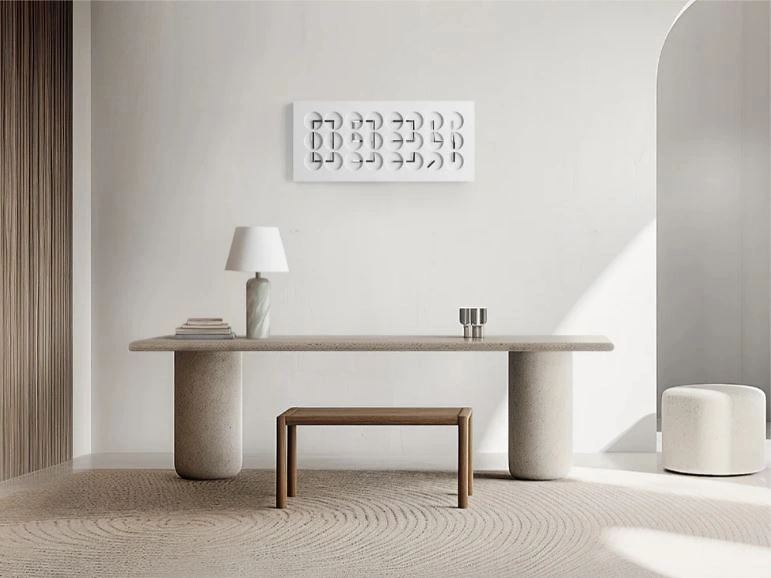 ClockClock 24 White Sterling