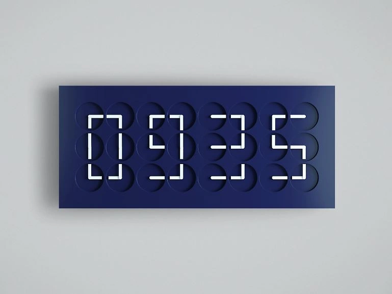 ClockClock 24 Dada Blue