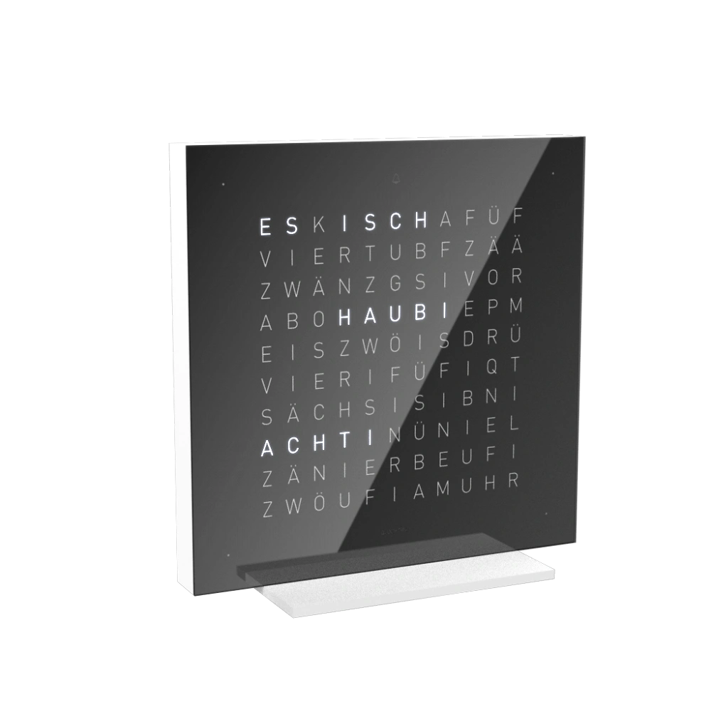 QLOCKTWO FRONTCOVER EARTH 13.5 Black Ice Tea