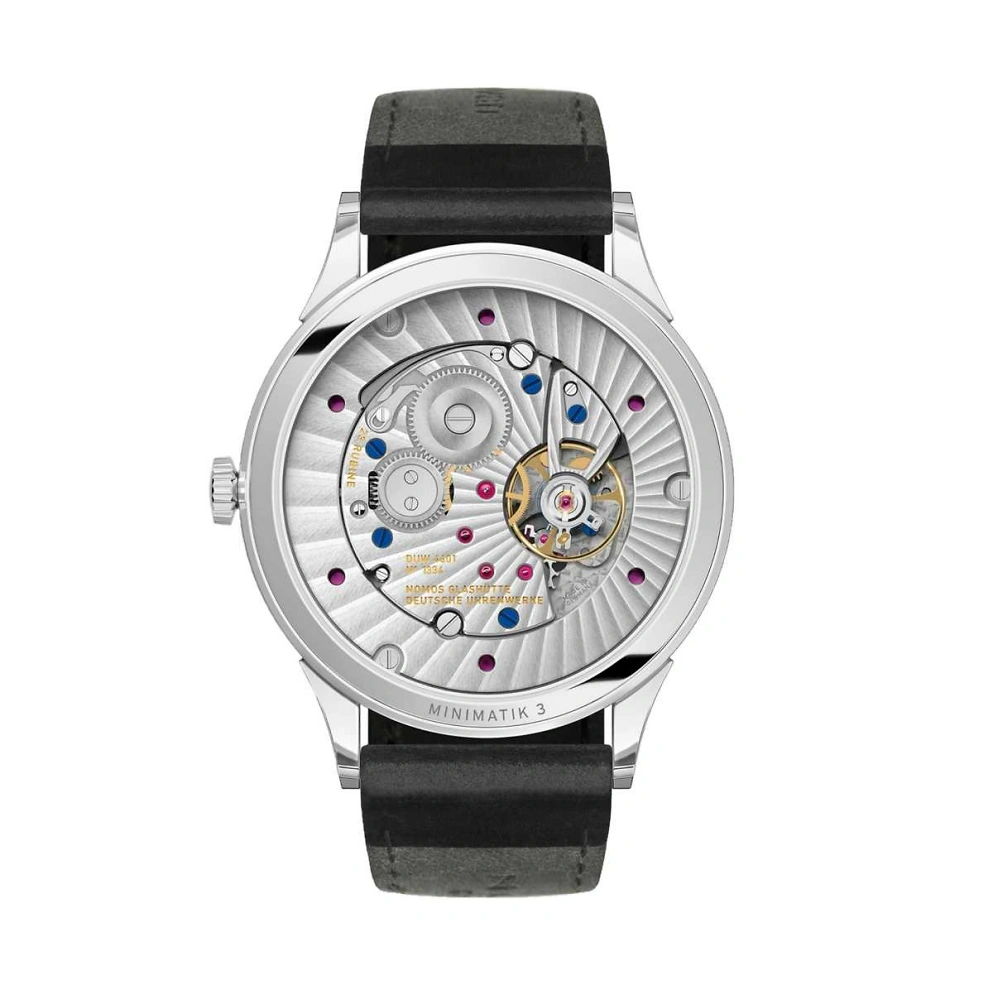 NOMOS Minimatik | Datum blau