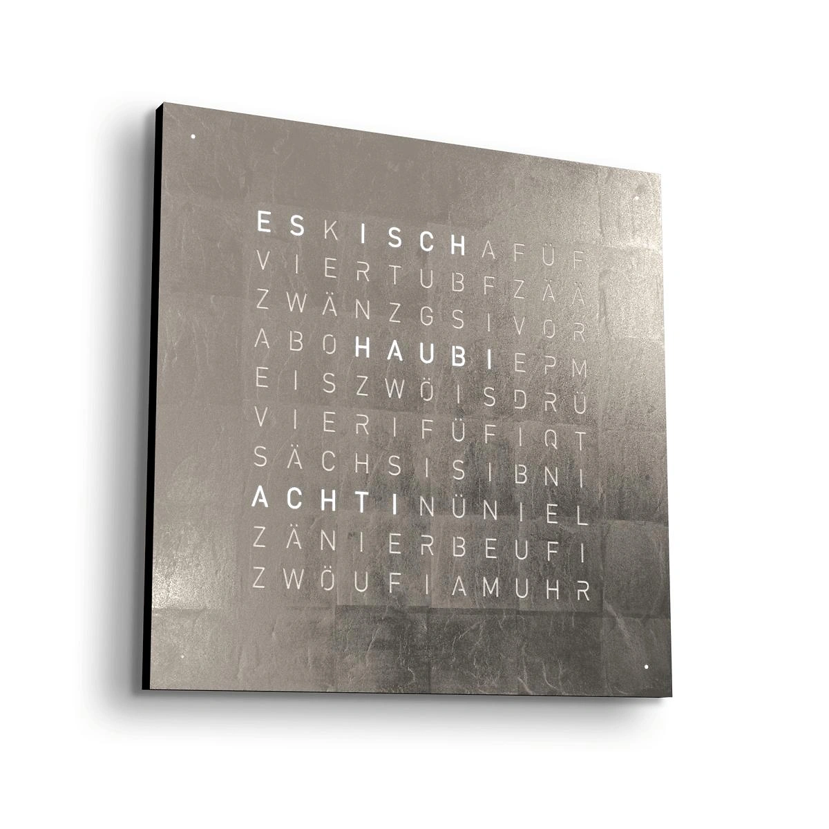 QLOCKTWO EARTH 90 | Platinum