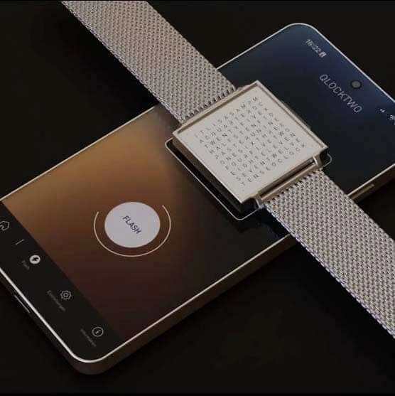 QLOCKTWO Wrist | Fine Steel