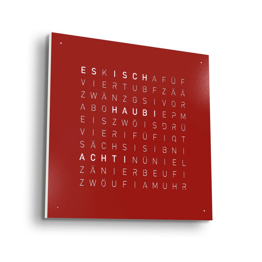 QLOCKTWO EARTH 90 | Red Pepper