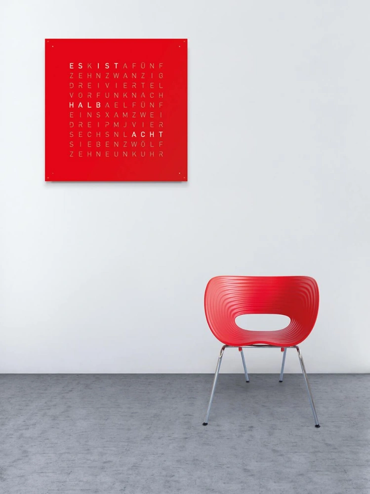 QLOCKTWO EARTH 90 | Red Pepper