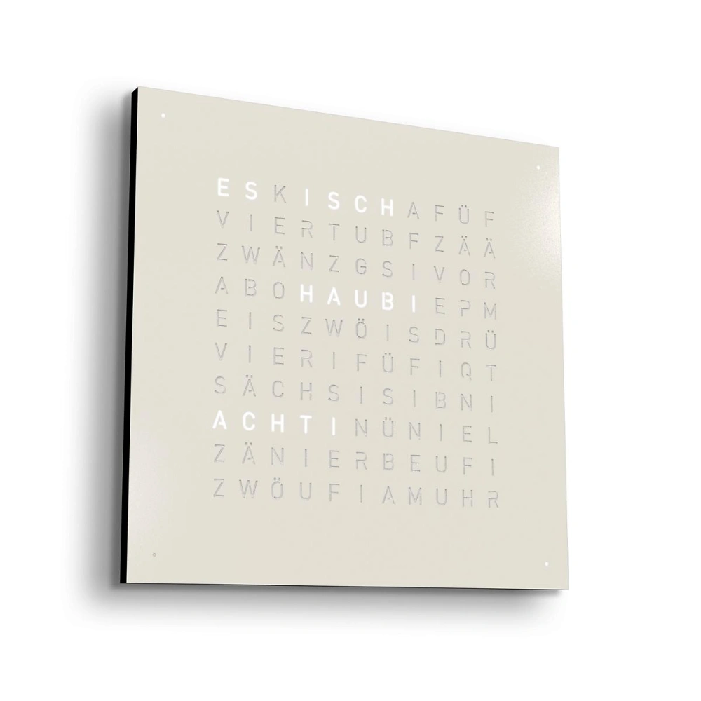 QLOCKTWO FRONTCOVER EARTH 45 | White Pepper