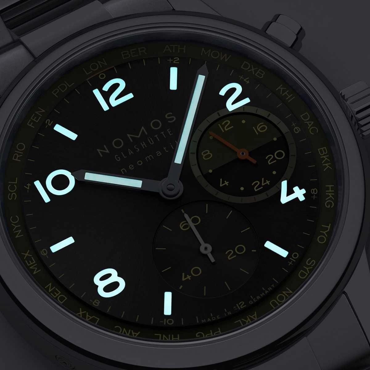 NOMOS Club Sport | neomatik Weltzeit Vector