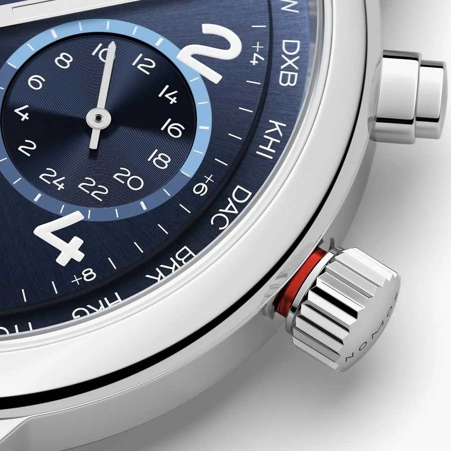 NOMOS Club Sport | neomatik Weltzeit Blau