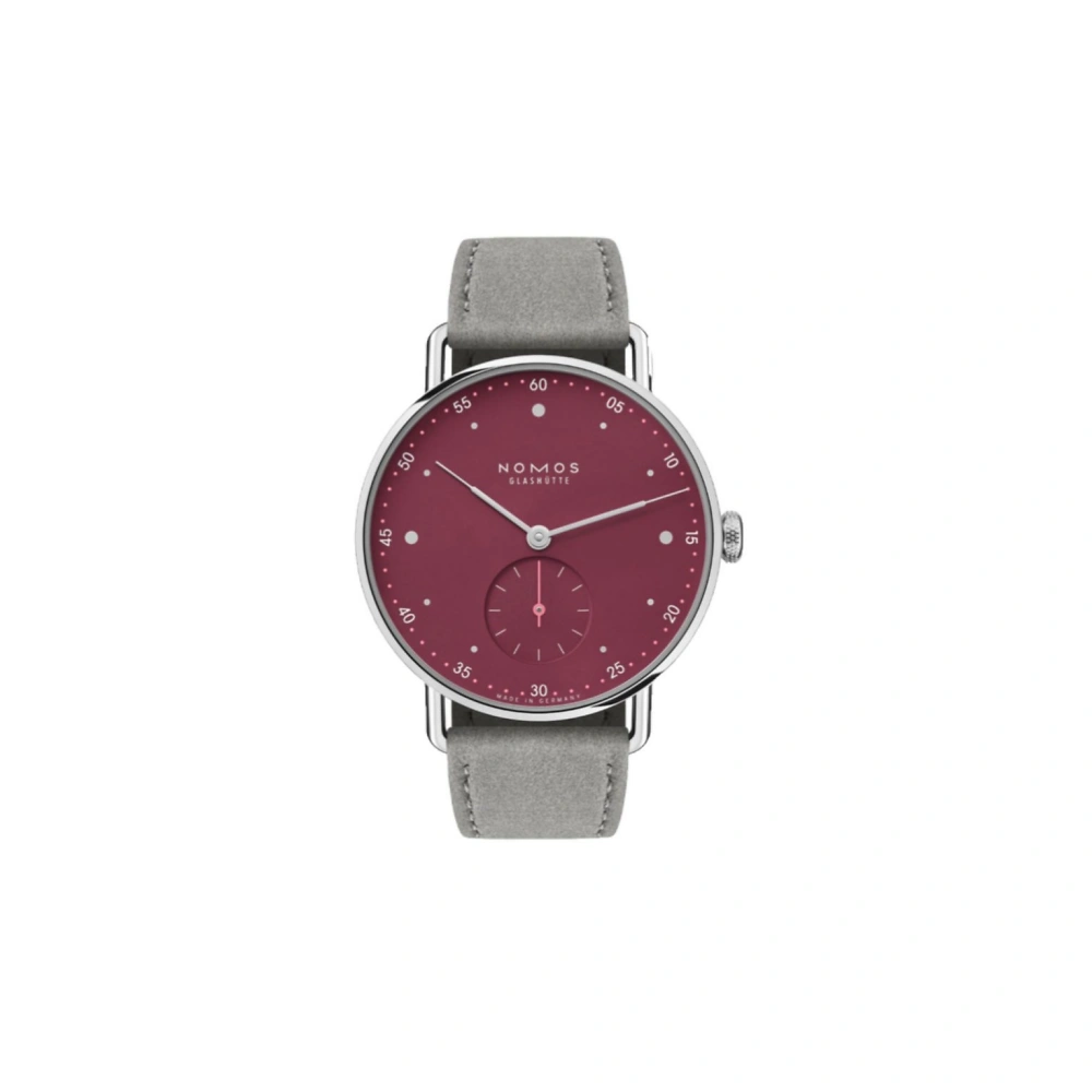 NOMOS Metro 33 | muted red