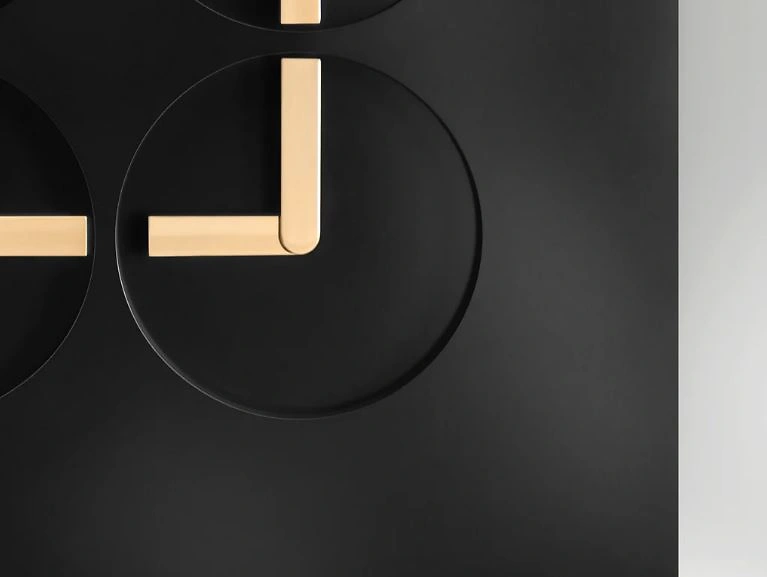 ClockClock 24 Black Gold