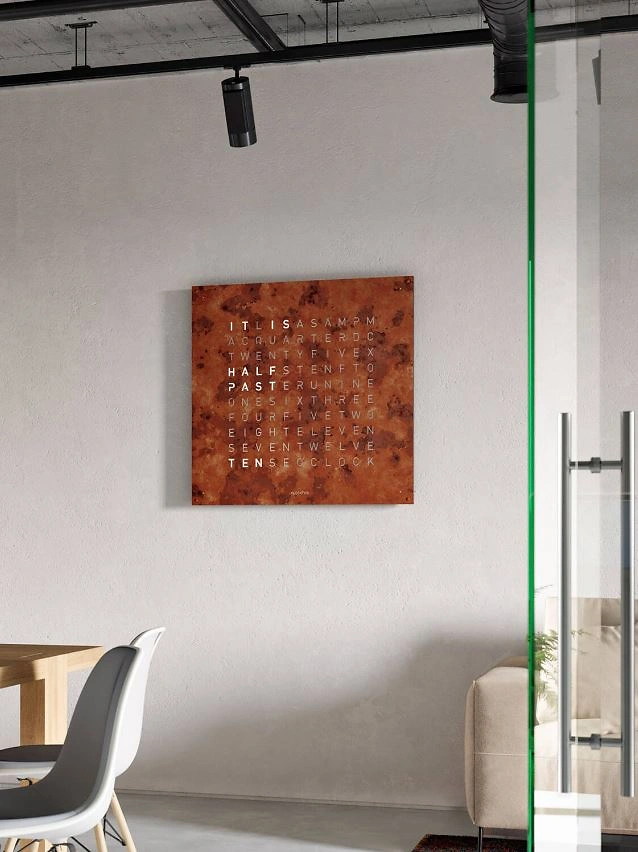 QLOCKTWO EARTH 90 | Rust