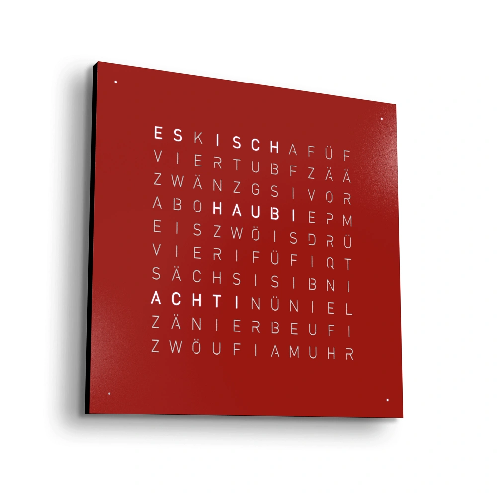 QLOCKTWO EARTH 45 | Red Pepper