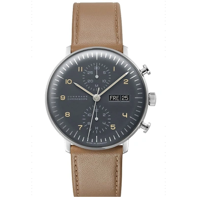 1 JUNGHANS max bill Chronoscope Uhr von vorne