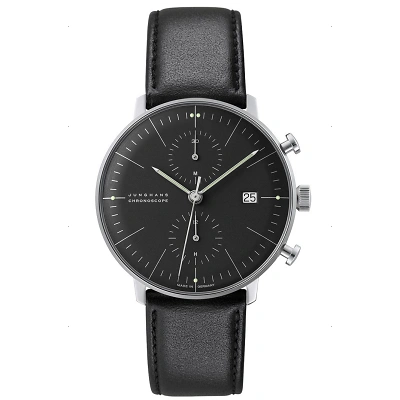 1 JUNGHANS max bill Chronoscope Uhr von vorne
