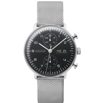 1 JUNGHANS max bill Chronoscope Uhr von vorne