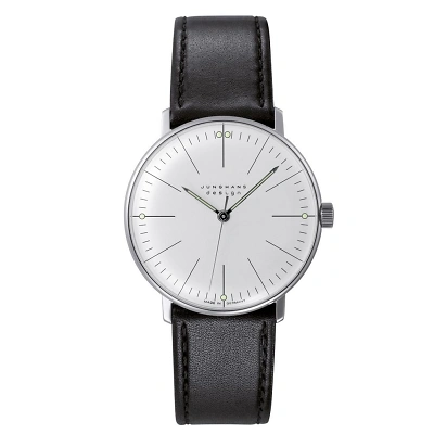 1 JUNGHANS max bill Handaufzug Uhr von vorne