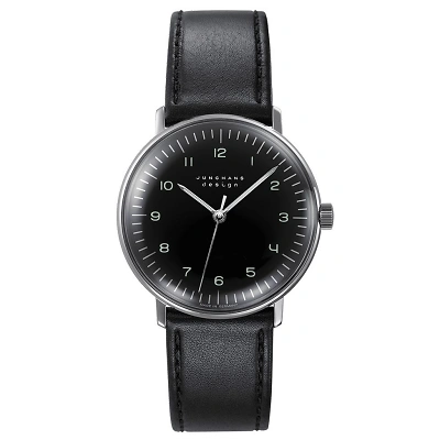 1 JUNGHANS max bill Handaufzug Uhr von vorne