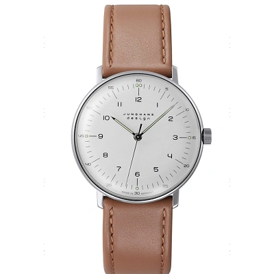 1 JUNGHANS max bill Handaufzug Uhr von vorne