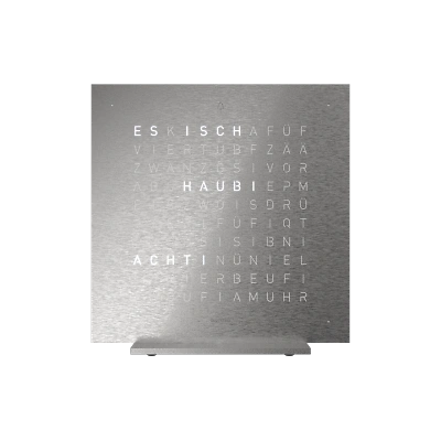 1 QLOCKTWO EARTH 13 5 FULL METAL frontal CH