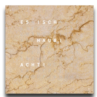 1 QLOCKTWO EARTH 90 CREATOR'S EDITION DESERT frontal CH