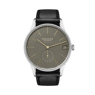 Orion neomatik 41 date olive gold with strap ref 364