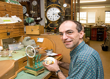 Frank Jutzi in seinem Atelier